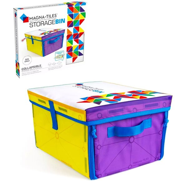 MAGNA-TILES Portable Travel Storage Bin & Interactive Play-Mat NEW - Picture 1 of 6